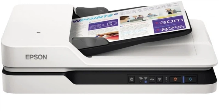 Сканер A4 Epson WorkForce DS-1660W з WI-FI (00117628) - Фото 3 Сканер A4 Epson WorkForce DS-1660W з WI-FI (00117628) - изображение 3