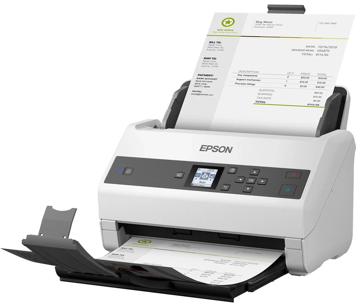 Сканер A4 Epson WorkForce DS-870 (00117665) - Фото 3 Сканер A4 Epson WorkForce DS-870 (00117665) - изображение 3
