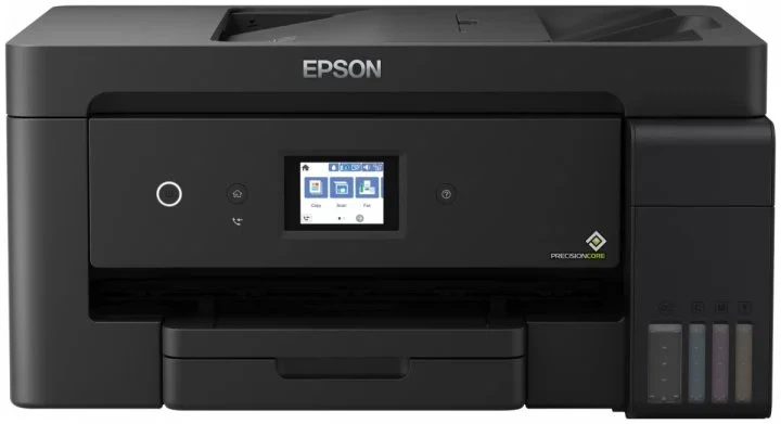 БФП ink color A3 Epson EcoTank L14150 38_24 ppm Fax ADF Duplex USB Ethernet Wi-Fi 4 inks Black Pigme (00117479) - зображення 4