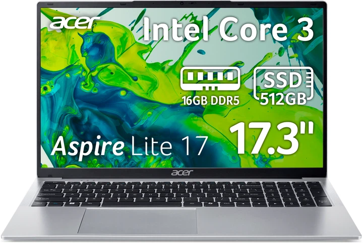 Ноутбук Acer Aspire Lite AL17-31P-34BV (NX.DDUEU.001) Light Silver