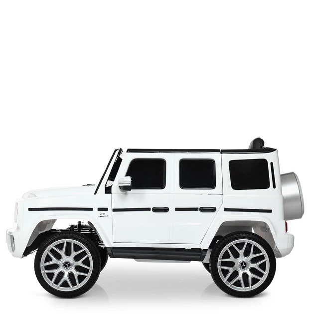 Дитячий електромобіль джип Mercedes Гелентваген Bambi M 4214EBLR (Білий) - зображення 5