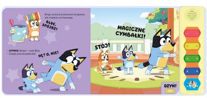 Bluey. Чарівні цимбали - книжка зі звуками (9788327697547) - зображення 2