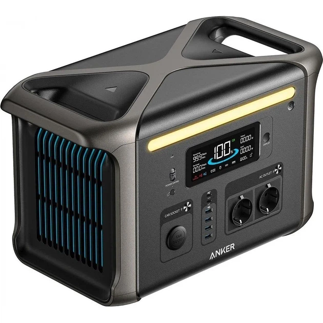 Зарядна станція Anker Solix F1500 / 1800 Вт / 1536 Вт⋅год / LiFePO4 / євророзетки - Фото 4 Зарядна станція Anker Solix F1500 / 1800 Вт / 1536 Вт⋅год / LiFePO4 / євророзетки - зображення 4