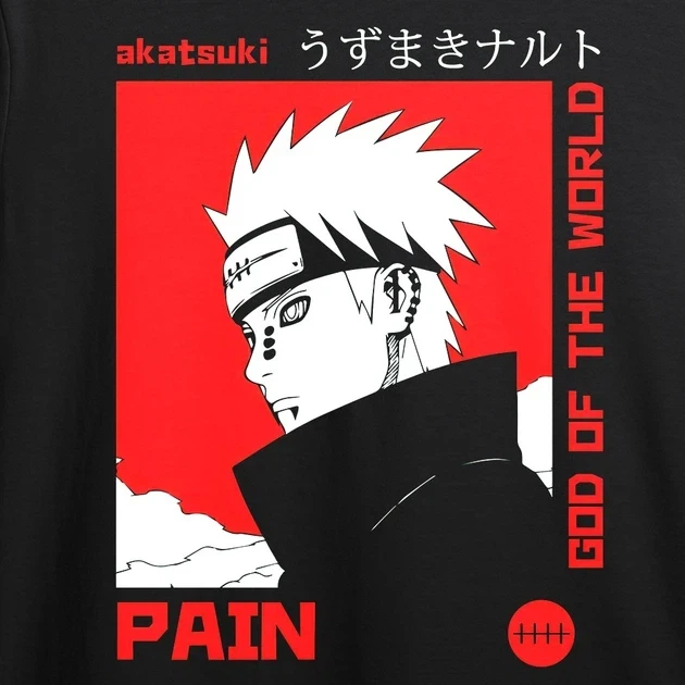 Футболка чоловіча з принтом Наруто Пейн Розмір 48 Anime0023 - Фото 4 Футболка чоловіча з принтом Наруто Пейн Розмір 48 Anime0023 - зображення 4