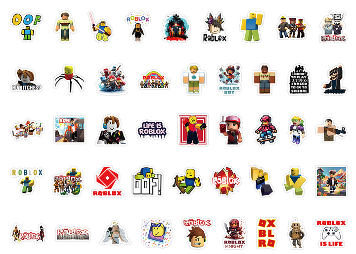 Стикерпак Роблокс Набор наклеек GeekLand ROBLOX 100 штук - изображение 3