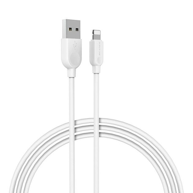 Кабель Borofone BX14 LinkJet for Ligtning 2.4A/2m white - Фото 2 Кабель Borofone BX14 LinkJet for Ligtning 2.4A/2m white - изображение 2