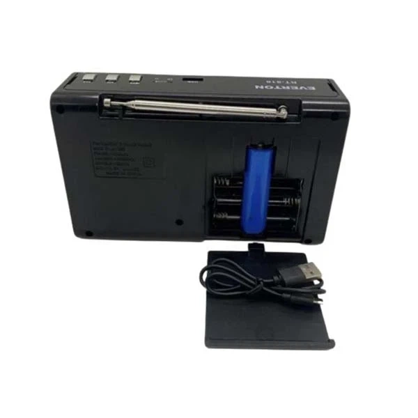 Портативный радиоприемник Everton RT-816 FM/AM/SW/Bluetooth/USB/фонарик - Фото 4 Портативный радиоприемник Everton RT-816 FM/AM/SW/Bluetooth/USB/фонарик - изображение 4