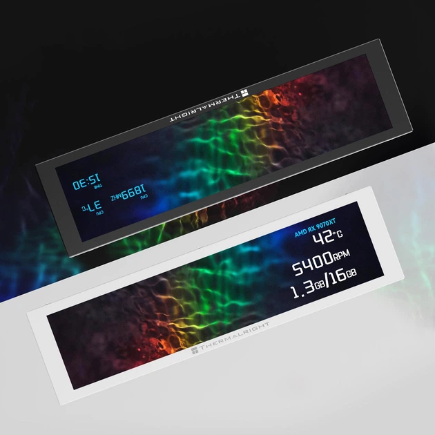 Вторичный USB + 9 PIN дисплей 9.16'' мониторинга ресурсов для ПК