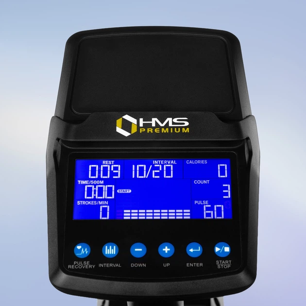 Веслувальний тренажер магнітний HMS Premium ZM1856 (5908261685453) - зображення 5