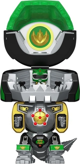 Figurka Funko Pop Bitty Bots: Power Rangers - Dragon Zord with Green Ranger 90115 (889698901154) - obraz 3