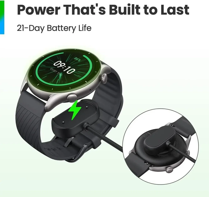 Умные часы Amazfit GTR 3 Moonlight Grey (серый) + ремешок в подарок - изображение 7