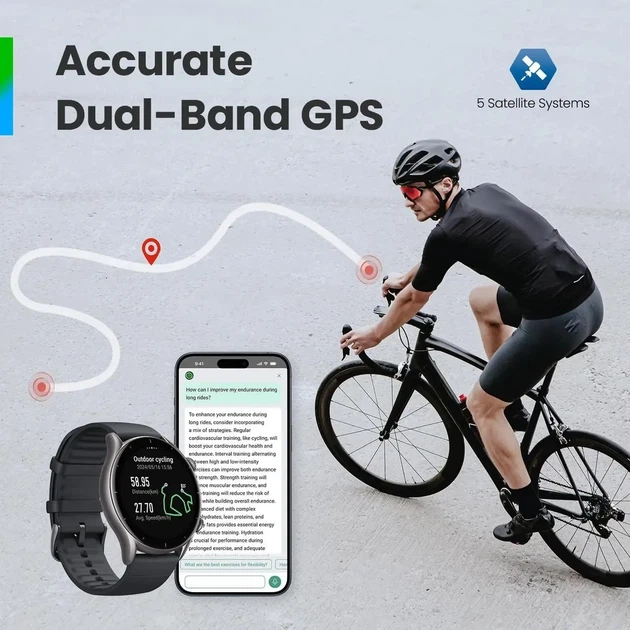 Умные часы Amazfit GTR 3 Moonlight Grey (серый) + ремешок в подарок - изображение 10