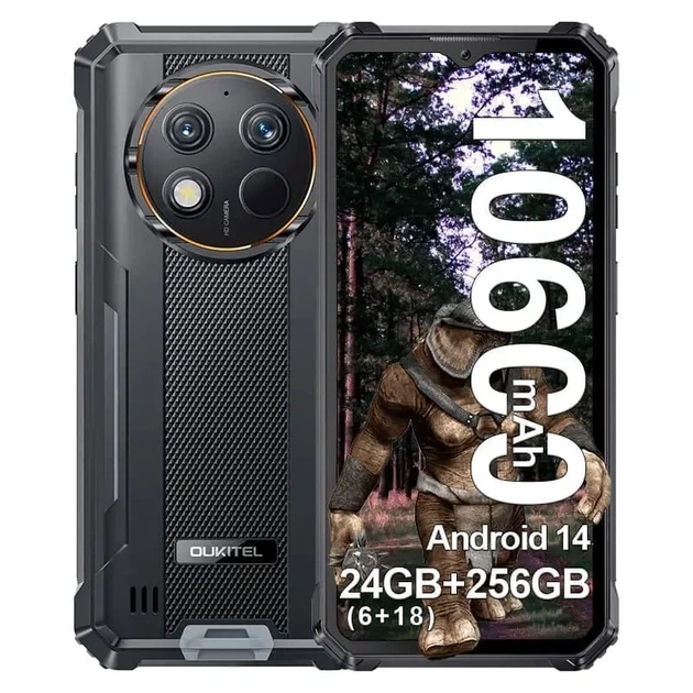 Мобільний телефон Oukitel G1 6/256 Гб Black NFC - зображення 3