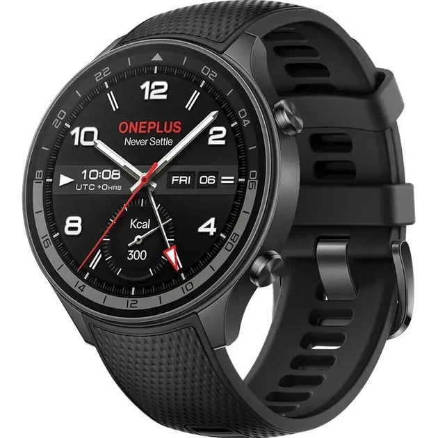 Смарт-часы OnePlus Watch 2R Gunmetal Gray (OPWWE234) с NFC - Фото 1 Смарт-часы OnePlus Watch 2R Gunmetal Gray (OPWWE234) с NFC - изображение 1