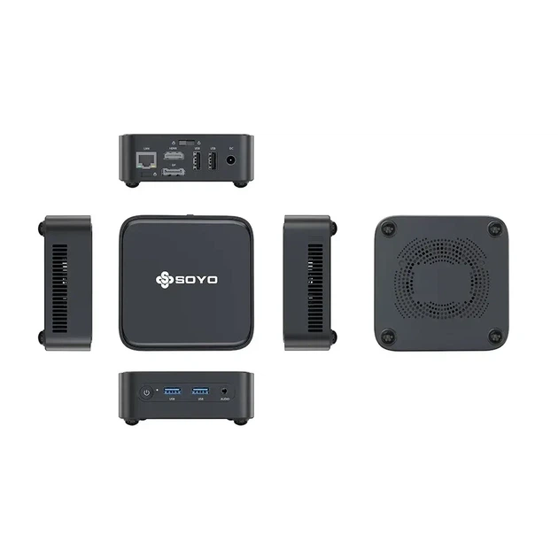 Мини ПК SOYO M4 Plus 2 (Intel N150, DDR4 16/512GB, WiFi 5, BT 4.2, Win11 Pro) - изображение 3