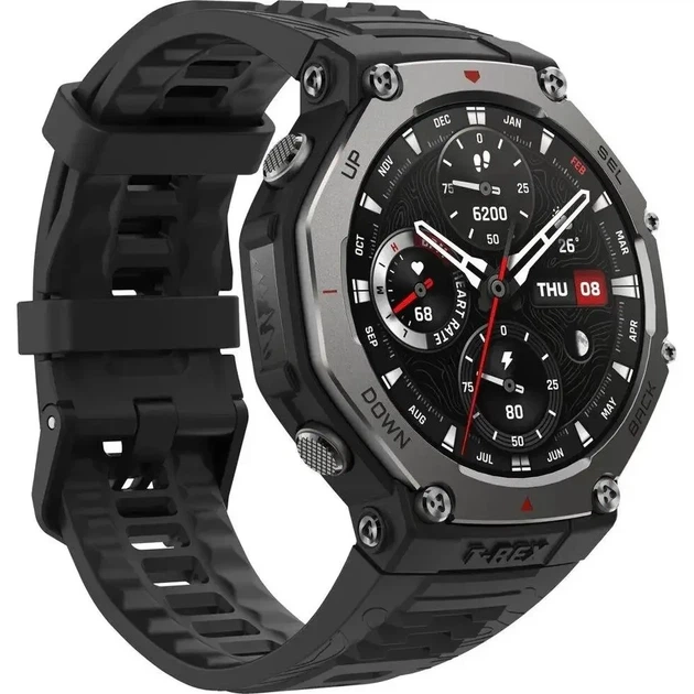 Смарт-часы Amazfit T-Rex 3 Onyx (A2323) - Фото 3 Смарт-часы Amazfit T-Rex 3 Onyx (A2323) - изображение 3