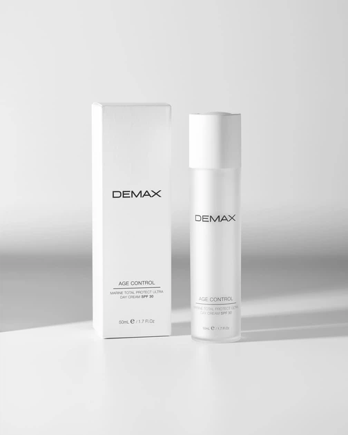 Денний Захисний крем Demax professional SPF 30 з морськими водоростями сприяє підтримці пружності шкіри 50мл - зображення 2