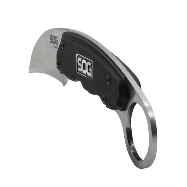 Нож с фиксированным лезвием SOG Gambit Satin – GB1001-CP - изображение 8
