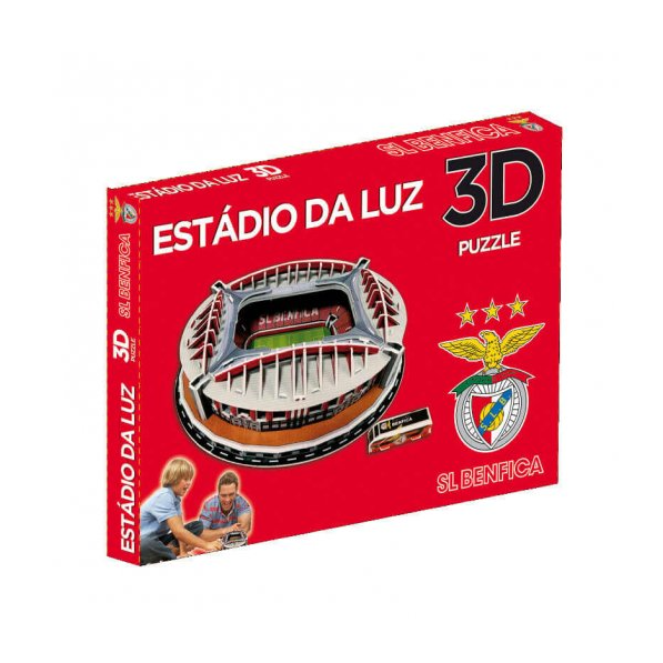 3D пазл конструктор футбольний стадіон Da Luz Benfica тривимірна головоломка для дітей 84 елементи JDT-0848904 - Фото 4 3D пазл конструктор футбольний стадіон Da Luz Benfica тривимірна головоломка для дітей 84 елементи JDT-0848904 - зображення 4