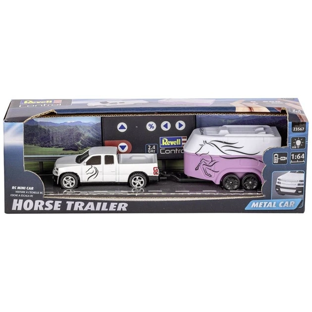 Samochód zdalnie sterowany REVELL RC Mini auto z przyczepą 23567 (4009803235677) - obraz 2