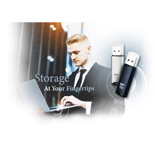 Флешка SILICON POWER MARVEL M02 64GB USB 3.0 Silver - зображення 5