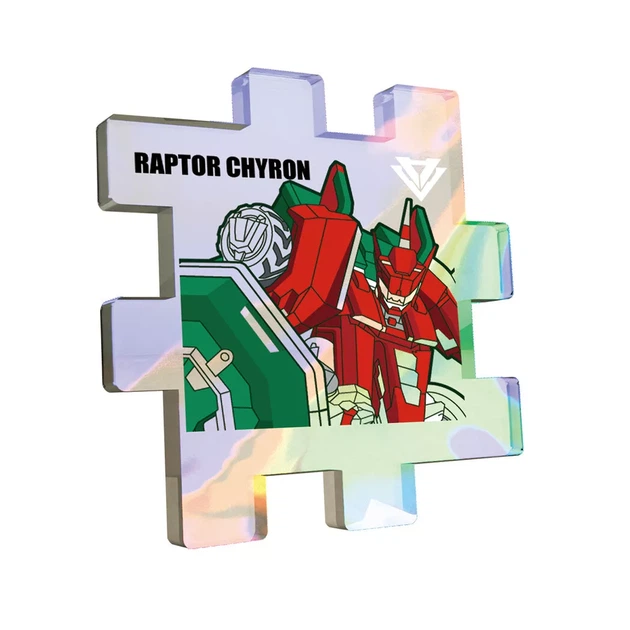 Робот-конструктор Dinoster Раптор Хайрон (EU580881A-3) - зображення 3