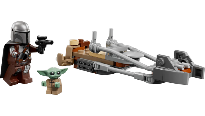 Конструктор Lego Скоростной мотоцикл Мандалорца и Грогу Star Wars 75436 - изображение 3