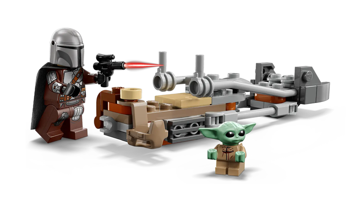 Конструктор Lego Скоростной мотоцикл Мандалорца и Грогу Star Wars 75436 - изображение 7