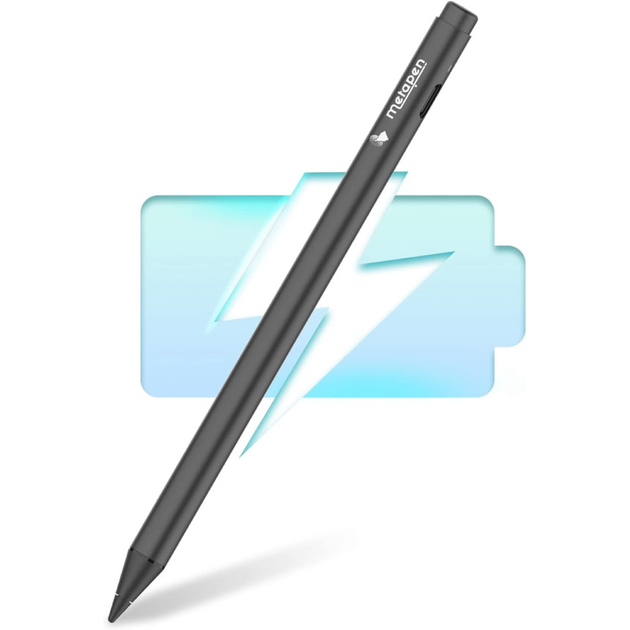 Стилус Metapen USI 2.0 G1 для Fire Max 11 швидка зарядка USB-C, стилус із функцією натиску 4096 для планшета - Фото 2 Стилус Metapen USI 2.0 G1 для Fire Max 11 швидка зарядка USB-C, стилус із функцією натиску 4096 для планшета - зображення 2