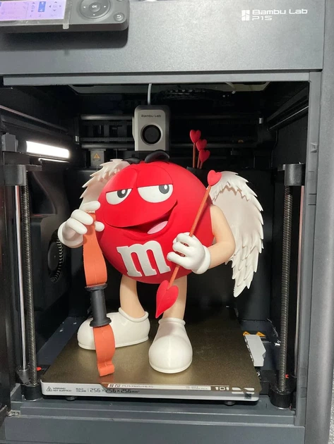 Купідон M&M’s «Валентин» — 30 см - Фото 1 Купідон M&M’s «Валентин» — 30 см - изображение 1