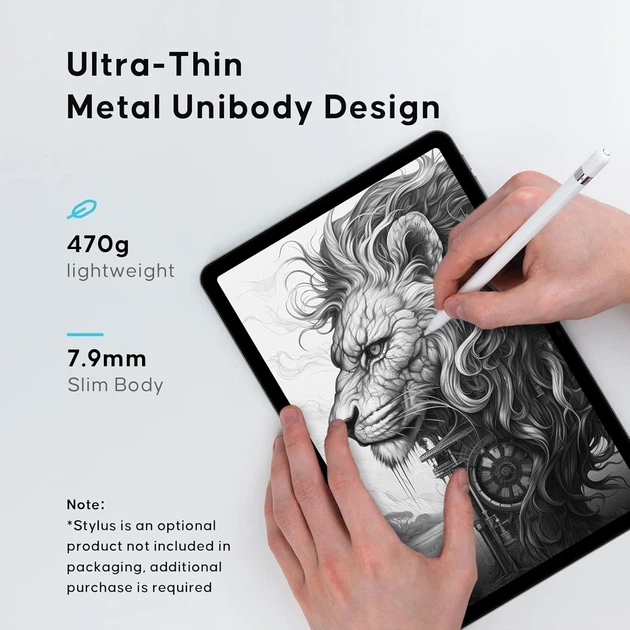 Планшет 10.1" WQHD DOOGEE T30Pro 8/256ГБ 4G 2-SIM 8 ядер Android 13 8590 mAh Серый - Фото 7 Планшет 10.1" WQHD DOOGEE T30Pro 8/256ГБ 4G 2-SIM 8 ядер Android 13 8590 mAh Серый - изображение 7