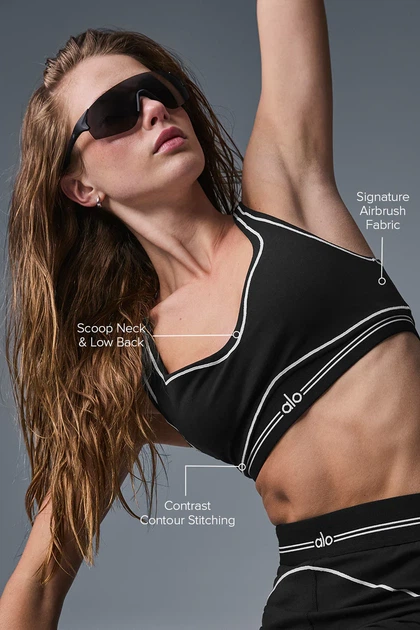 Жіночий спортивний комплект Alo Yoga Airlift Suit Up "Black/White" XXS (W9680R_W54341R) - Фото 2 Жіночий спортивний комплект Alo Yoga Airlift Suit Up "Black/White" XXS (W9680R_W54341R) - изображение 2
