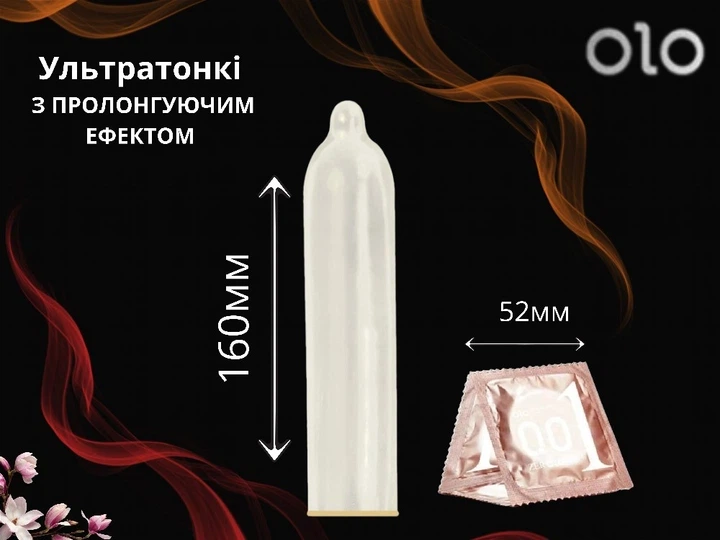 Презервативы OLO пролонгирующие с точками ребристые 10 шт (ROZ6501053310) - Фото 3 Презервативы OLO пролонгирующие с точками ребристые 10 шт (ROZ6501053310) - изображение 3