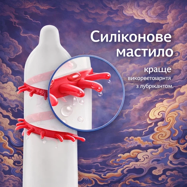 Презервативи Pleasure More Dragon Mix із вусиками-шипами спіраль 2 шт + 1 гладкий (ROZ6501053695) - зображення 4