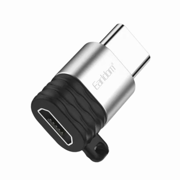 Адаптер USB C к Micro USB для смартфонов и планшетов быстрая передача данных и зарядка устройств - Фото 1 Адаптер USB C к Micro USB для смартфонов и планшетов быстрая передача данных и зарядка устройств - изображение 1