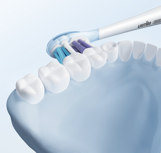 Насадки для електричної зубної щітки Usmile PCB01 2 шт - зображення 3