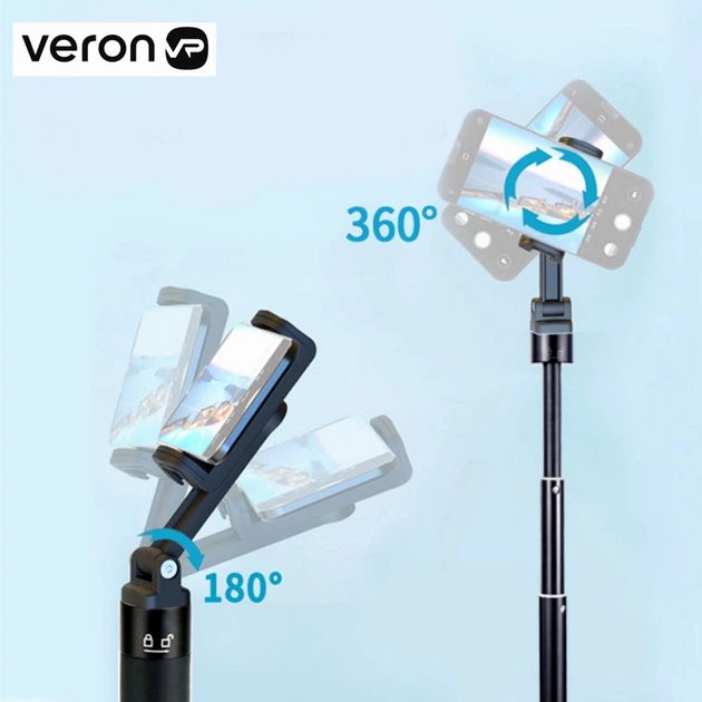 Монопод трипод Veron TM-16BHC для фотографов и видеографов универсальный легкий с функцией стабилизации - Фото 8 Монопод трипод Veron TM-16BHC для фотографов и видеографов универсальный легкий с функцией стабилизации - изображение 8
