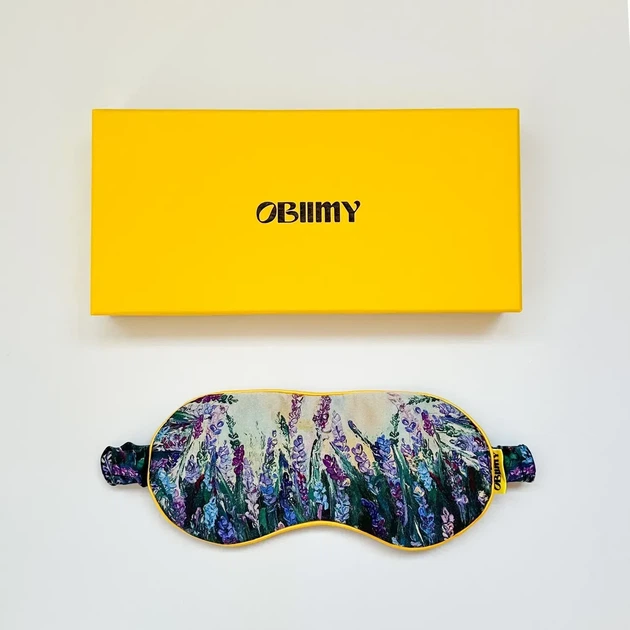 Маска для сна и отдыха Obiimy из натурального шелка «Энергия» - Фото 1 Маска для сна и отдыха Obiimy из натурального шелка «Энергия» - изображение 1