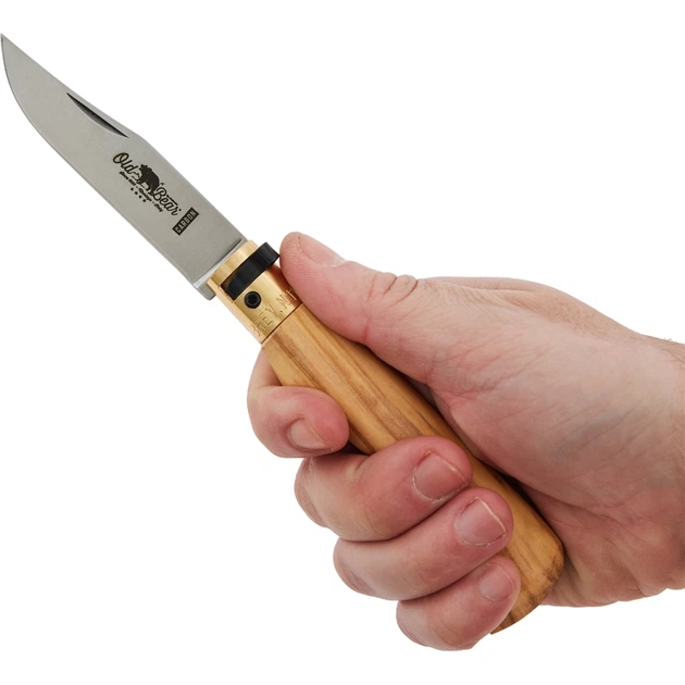 Ніж Old Bear Classic Carbon Steel M Olive - зображення 5