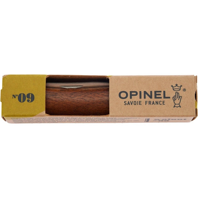 Ніж Opinel №9 VRI Inox Горіх - Фото 6 Ніж Opinel №9 VRI Inox Горіх - зображення 6