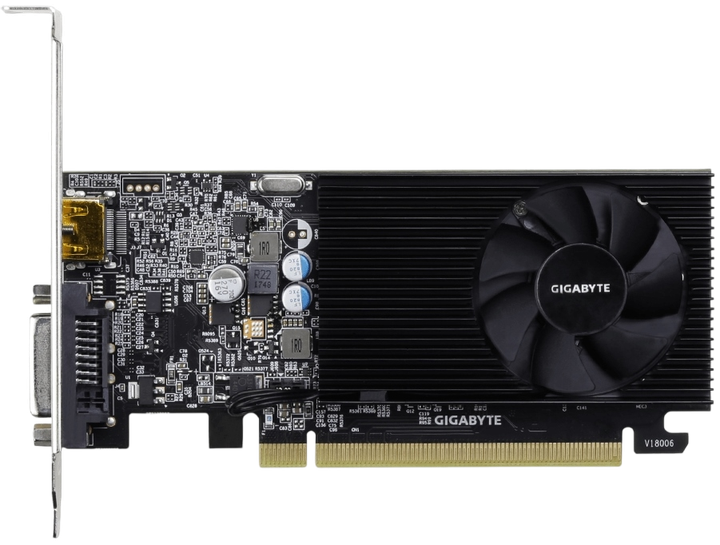 Видеокарта GeForce GT 1030 2GB Gigabyte LP D4 (GV-N1030D4-2GL) - Фото 2 Видеокарта GeForce GT 1030 2GB Gigabyte LP D4 (GV-N1030D4-2GL) - изображение 2