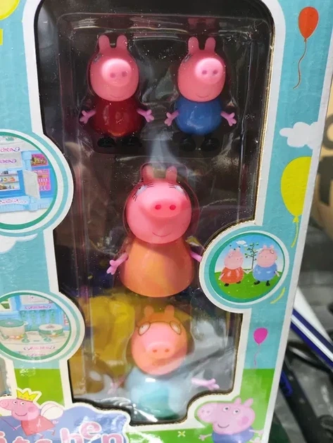 Набор Свинка Пеппа Peppa Pig “Кухня с мебелью и аксессуарами”, 4 фигурки, свет и звук, PP998-1A - Фото 4 Набор Свинка Пеппа Peppa Pig “Кухня с мебелью и аксессуарами”, 4 фигурки, свет и звук, PP998-1A - изображение 4