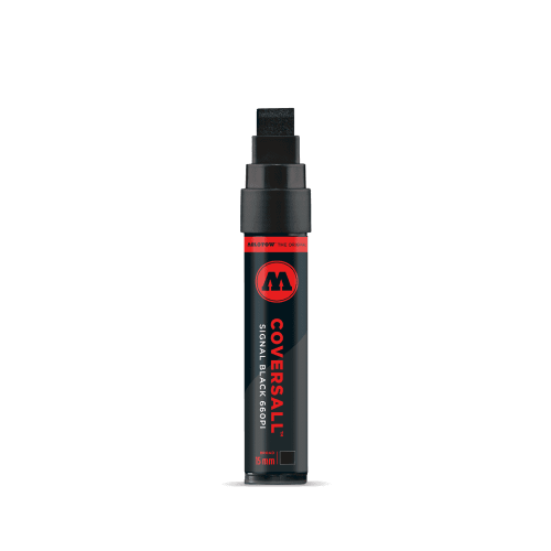 Маркер Molotow Coversall 660pl 15mm (Чорний) - изображение 2