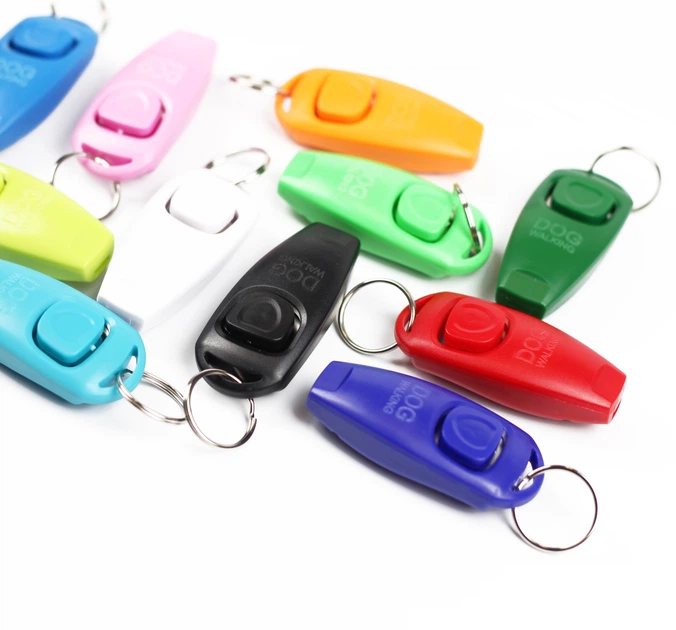 Клікер для дресирування собак та котів Dog Walking CLICKER зі свистком - чорний - Фото 5 Клікер для дресирування собак та котів Dog Walking CLICKER зі свистком - чорний - зображення 5