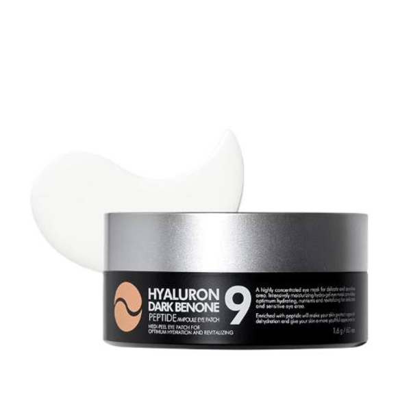 Гидрогелевые патчи Medi-Peel Hyaluron Dark Benone Peptide 9 Ampoule Eye Patch от темных кругов с пептидами 60 шт - изображение 2