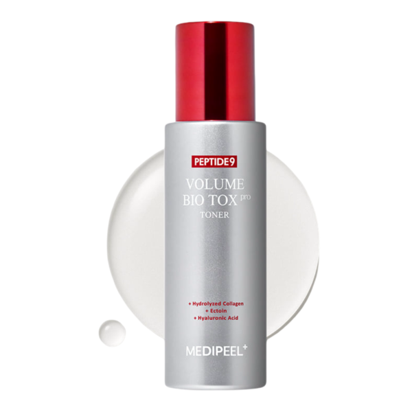Пептидный тонер-бустер MEDI PEEL PEPTIDE 9 VOLUME BIO TOX TONER PRO с матриксилом, 250 мл - Фото 2 Пептидный тонер-бустер MEDI PEEL PEPTIDE 9 VOLUME BIO TOX TONER PRO с матриксилом, 250 мл - изображение 2