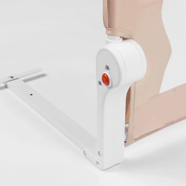 Захисний бар'єр для ліжка Nukido 150 x 42 x 35 см бежевий (5903890609924) - зображення 2