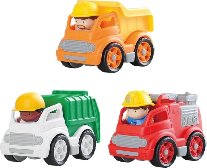 Zestaw do zabawy Playgo pojazdy robocze z figurkami 6 elementów 8150384 (4892401094131) - obraz 2