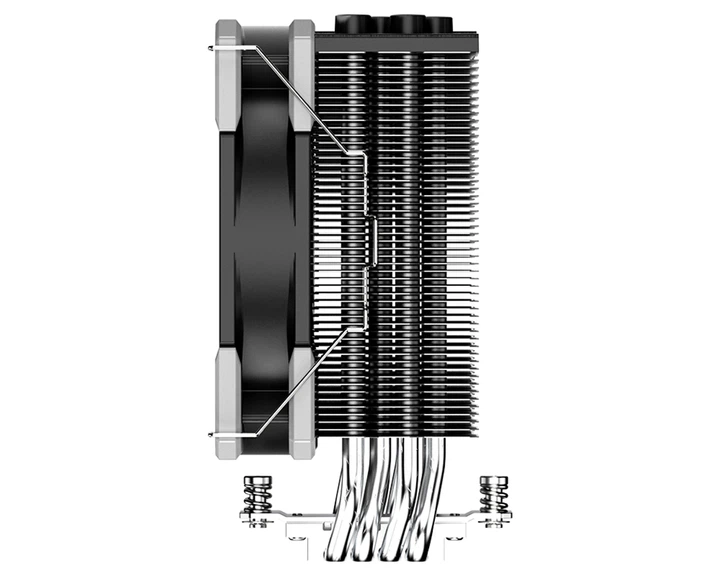 Кулер ID-Cooling SE-214-XT Basic 180W - зображення 5