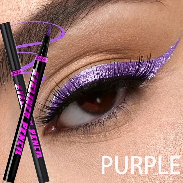 Підводка для очей Purple Glitter Pen - Фото 1 Підводка для очей Purple Glitter Pen - изображение 1